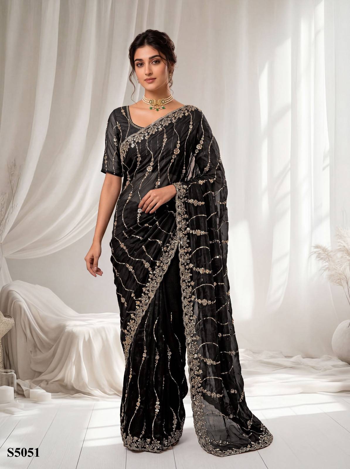 PAVIKA by Mahotsav 5046 to 5051 series silk sarees at Wholesale Price